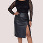 LYDIA LEATHER SKIRT