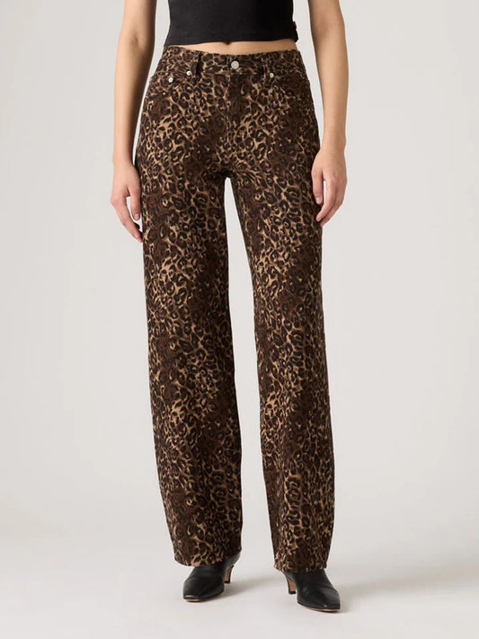 LEVIS BAGGY DAD LEOPARD