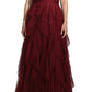 LONG LAYERED V NECK DRESS 259722