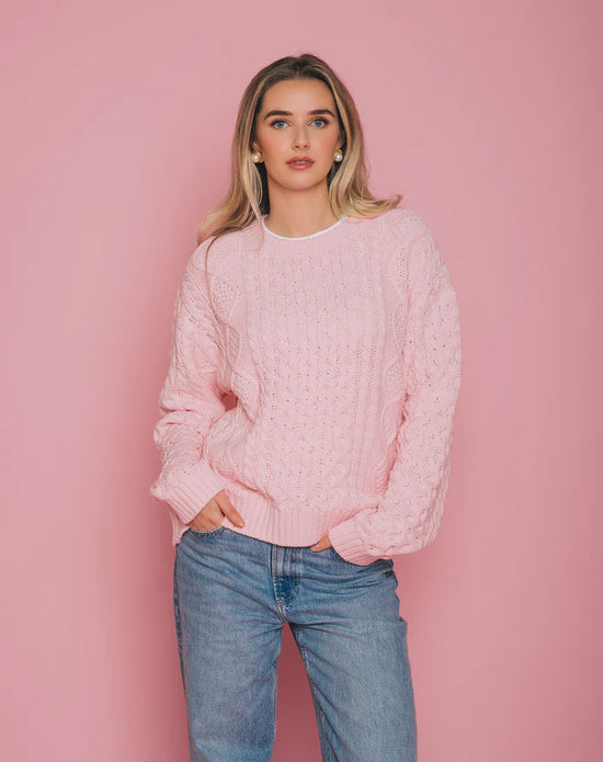 IRISH CABLE  SWEATER