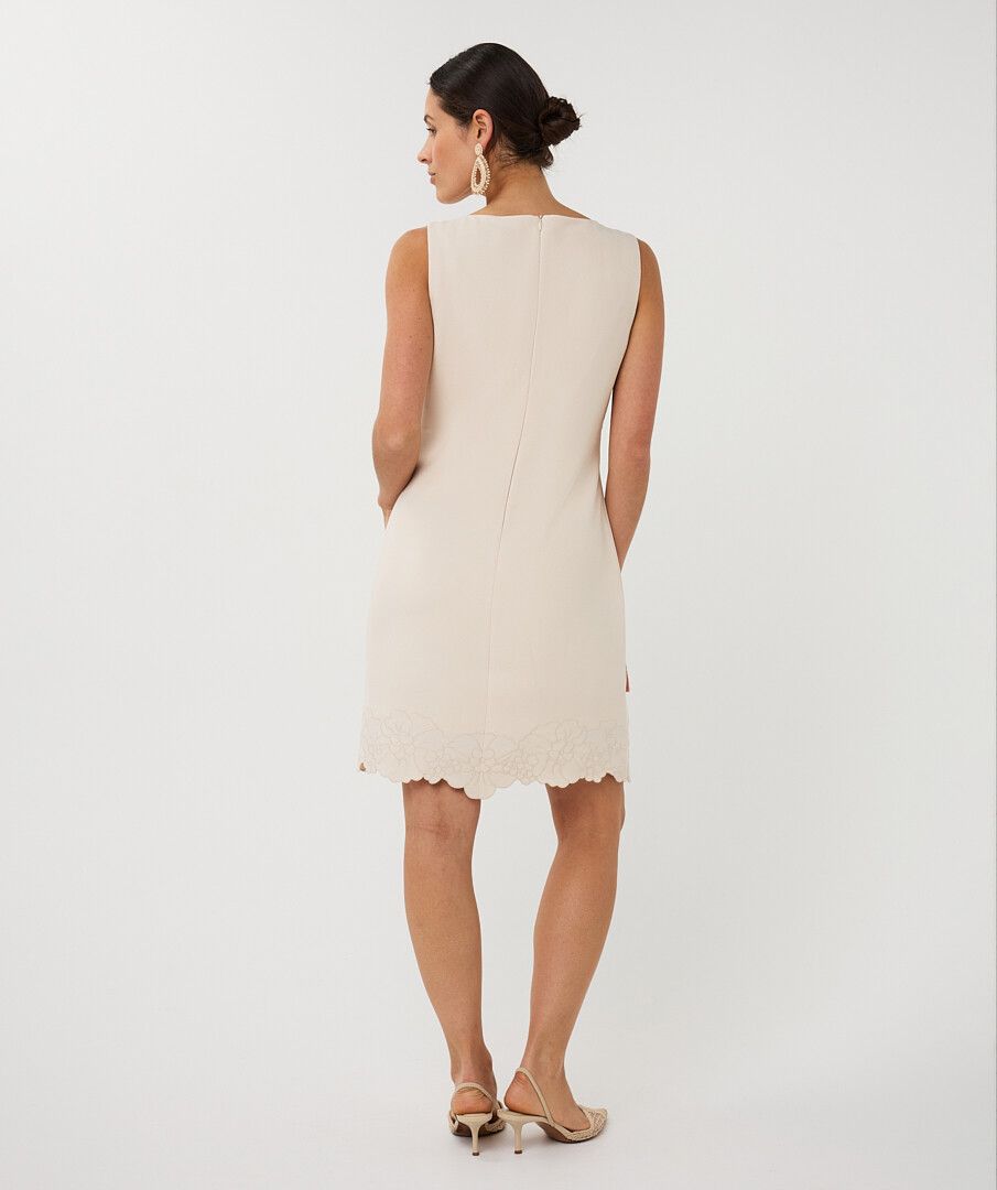 THE ELLERY  SLEEVELESS FLOWER BOTTOM DRESS