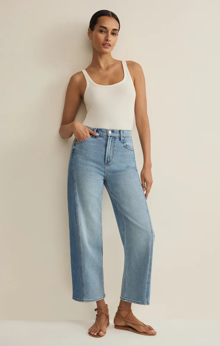 LUNA HIGH RISE CROP PANTS