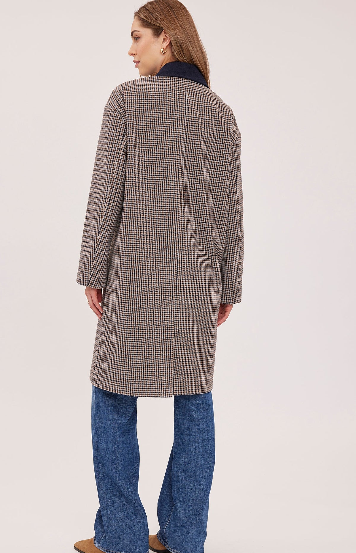 MILLIE PLAID TWEED JACKET
