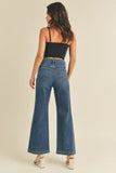 PATCH POCKET WIDE LEG DENIM BP433J