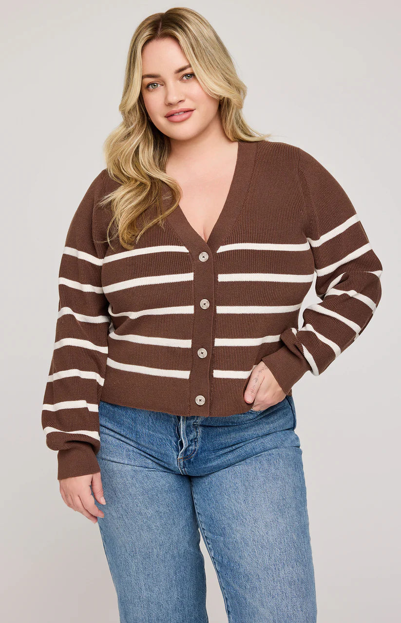 EDEN STRIPED CARDIGAN GF-3084