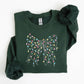 HOLIDAY COQUEETTE BOW CHRISTMAS SWEATSHIRT