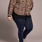 ANIMAL PRINT QUILTED JACKET