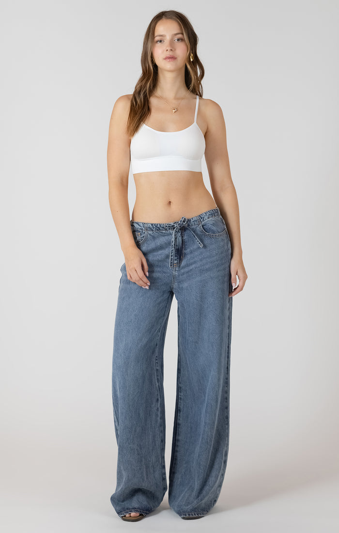 THE BRILEY DRAWSTRING DENIM PANT