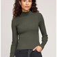 ARLEN MOCKED NECK RIBBED SWEATER GF-3080