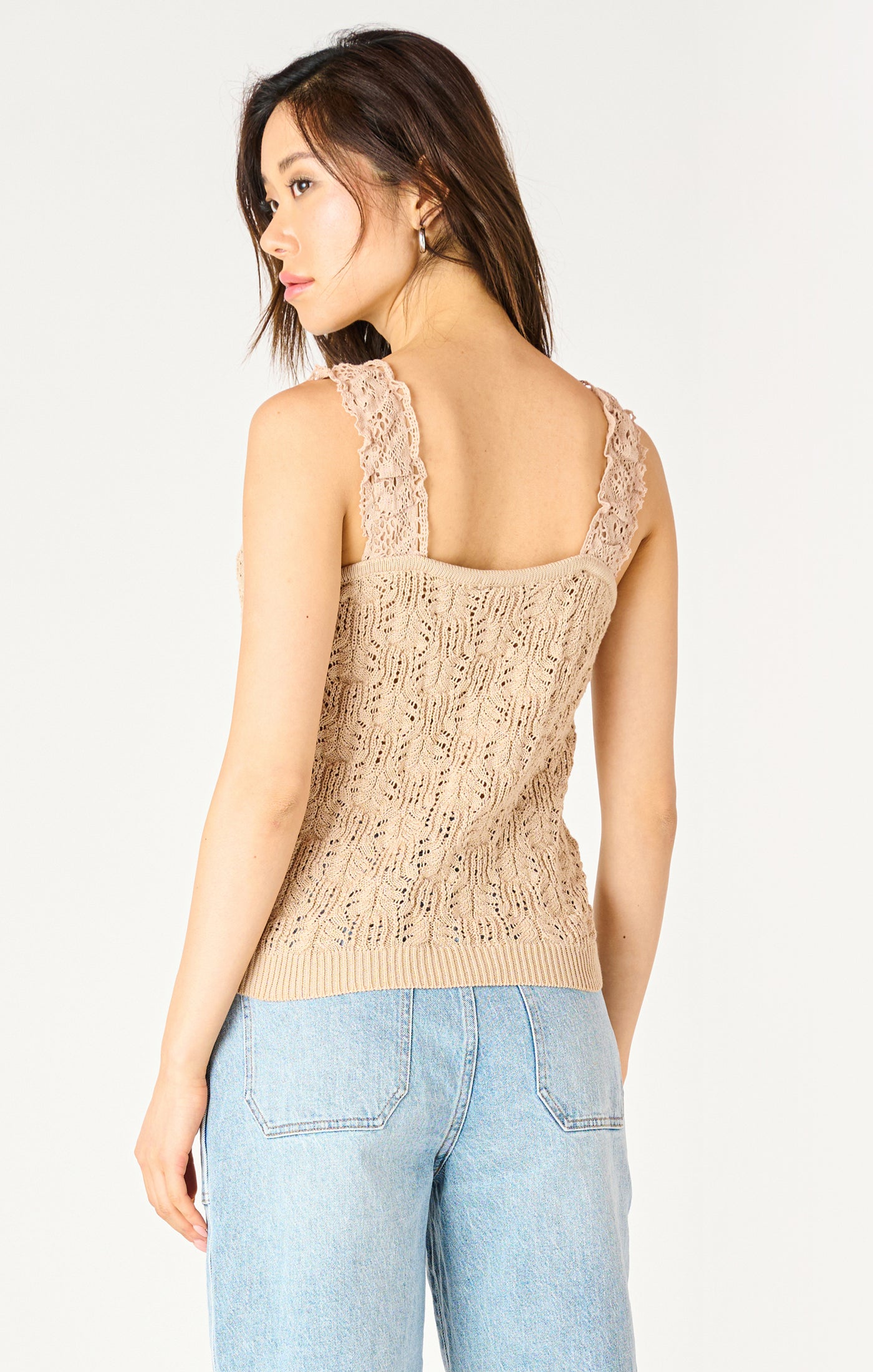 THE ANNA RUFFLED TRIM TANK 2527012