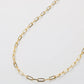 BRYAN ANTHONY CONNECTED DELICATE PAPERCLIP NECKLACE