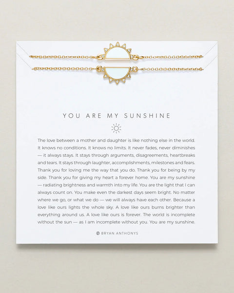 BRYAN ANTHONY YOU ARE MY SUNSHINE NECKLACE