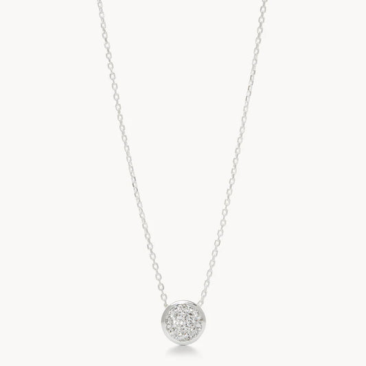 SPARKLE BEZEL PENDANT NECKLACE