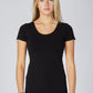 SHORT SLEEVE BAMBOO SCOOP TSHIRT